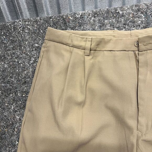 Bolle Golf Pants Men 40 40x30 Beige Tan Button Pocket Zipper - Picture 4 of 9